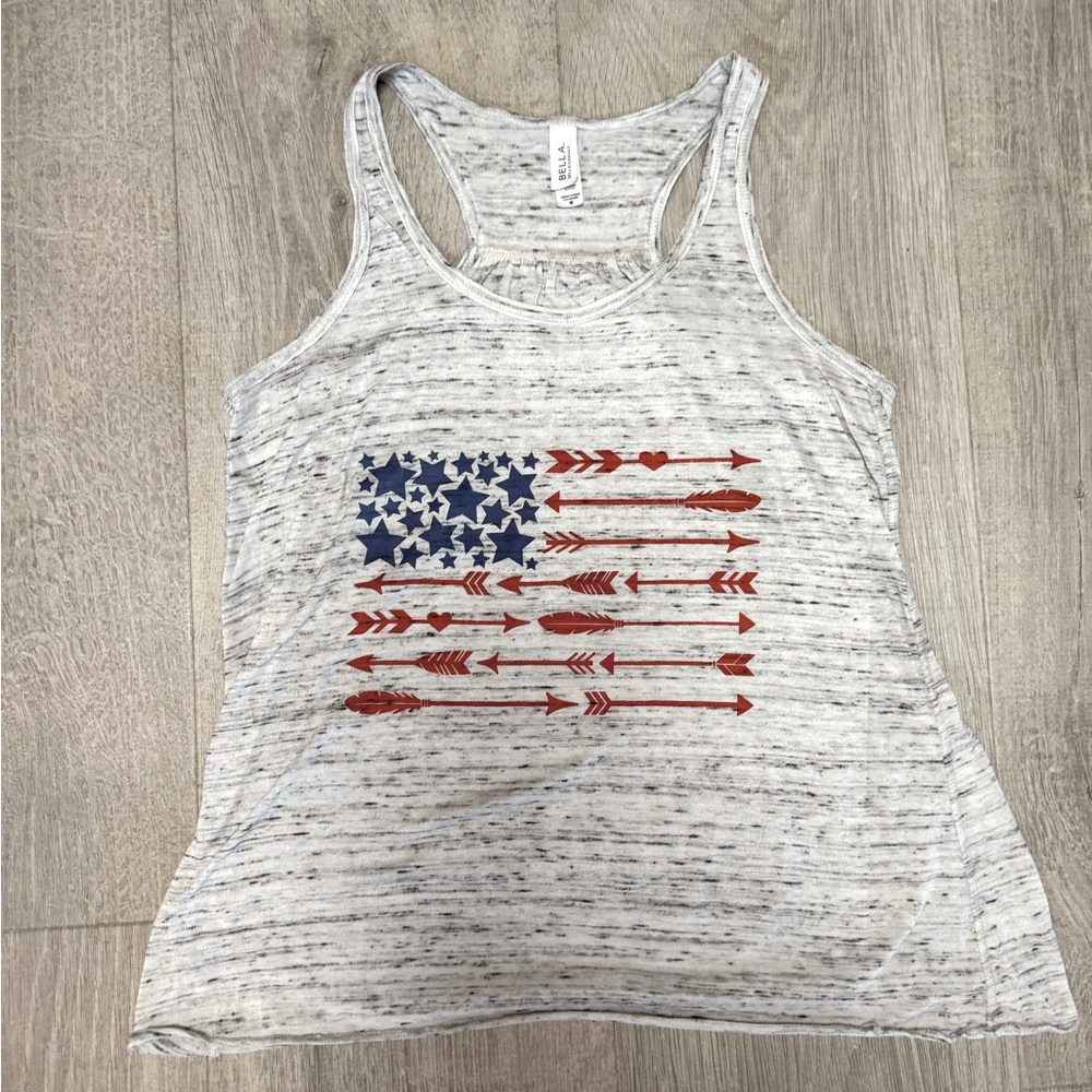 Patriotic Gray Tank Top